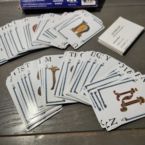 Quiddler Card Game Make Short Words With Cards to Win Family Game Night Perfect - Picture 6 of 6